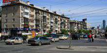 Semaforo sulla strada di Mosca Webcam