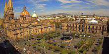 Cathédrale et Plaza de Armas Webcam - Guadalajara