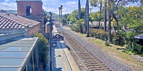 Bahnübergang In Kalifornien. Webcam