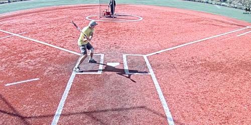 Amerikanische Baseballfelder Webcam