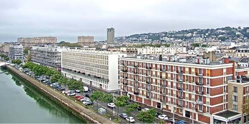 Bassin du Comers, digue Georges V Webcam - Le Havre