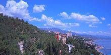 Blick auf die Berge vom Sea Hotel Webcam - Aluschta