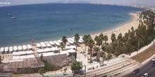 Vue sur la plage de l'hôtel POSEIDON ATHENS Webcam