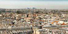 Blick auf die Stadt von einer Höhe Webcam