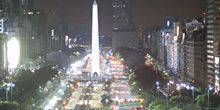 Blick auf den Obelisken vom Four Seasons Hotel Webcam - Buenos Aires