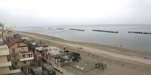 Blick auf den Strand vom Dolphin Hotel Webcam