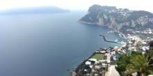 Vista della penisola sorrentina da Capri Webcam - Napoli