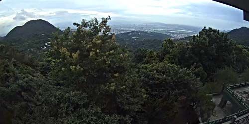 Vista della città dal monte Datongshan Webcam