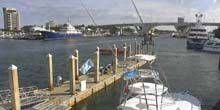 Molo della barca sul fiume Stranahan Webcam - Fort Lauderdale