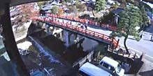 Pont vers le parc Nakabashi Webcam - Takayama