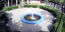 Fontaine dans le parc du nom de Tchornovil Webcam - Nikolaev