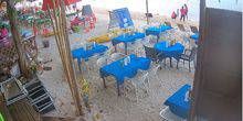 Cafe im Sand des Tango Strandes Webcam