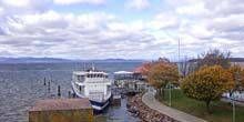 Molo sul lago Champlain Webcam