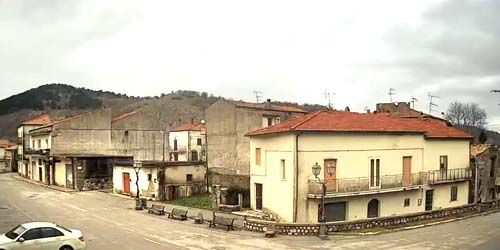 La place centrale de la commune de Conca-Casale Webcam - Isernia