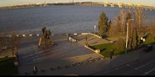 Monument aux Afghans sur la rive du Dniepr Webcam - Dnepr (Dnepropetrovsk)