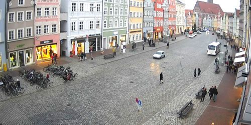 Belle rue allemande Webcam - Landshut