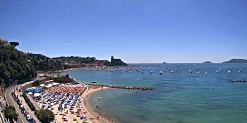 Les plages de la Riviera ligurienne de Levante Webcam