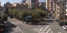 Centro del villaggio di Villarcayo Webcam - Burgos