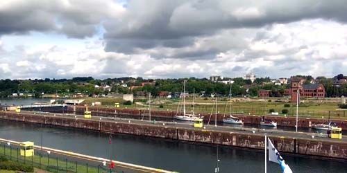 Entrée du canal de la Baltique nord (Kiel) Webcam