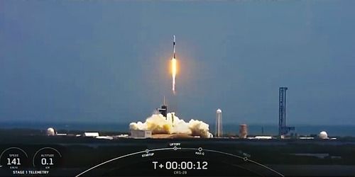 SpaceX Falcon 9. Mission 2 von Axiom Space LIVE. Webcam