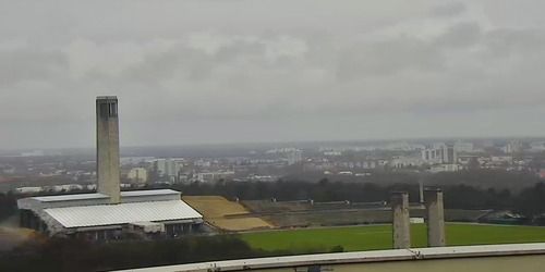 Flatowallee. Panorama della città. Telecamera rotante. Webcam