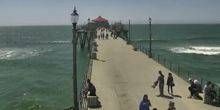 Großer Pier am Strand Webcam