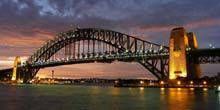 Harbour Bridge nel porto di Sydney Webcam