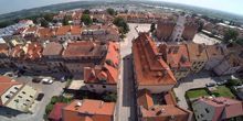 Panorama von einer Höhe Webcam - Sandomierz