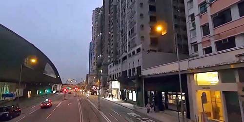Caméra de tramway en centre-ville Webcam