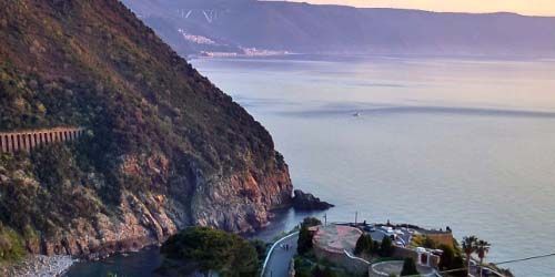 Blick auf die Bucht vom Hotel Marinella Di Palmi Webcam - Joya-Tauro