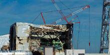 Centrale nucléaire, bloc détruit Webcam - Fukushima