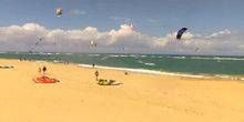 Kitesurfen an der Atlantikküste Webcam
