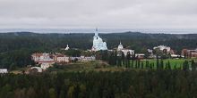 Panoramablick auf das Kloster Valaam Webcam
