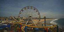 Riesenrad auf Pacific Park Webcam - Los Angeles