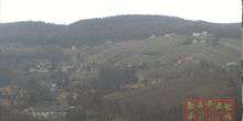 Vue sur la commune de montagne Webcam