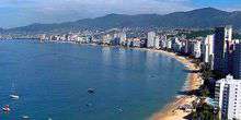 Strand Kondeza aus großer Höhe Webcam - Acapulco