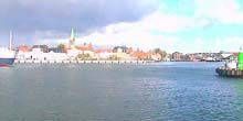Copenhagen Bay, ingresso al porto marittimo Webcam - Copenaghen