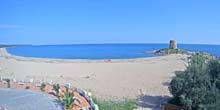 Die Küste von Bari Sardo Webcam