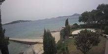 Côte avec plages dans l'une des villas Webcam