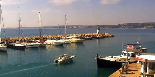 Liegeplätze an der französischen Riviera Saint Webcam