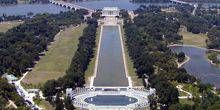 Lincoln Memorial dal monumento a Washington Webcam - Washington