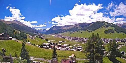 Das Alpenpanorama von Livigno online Webcam