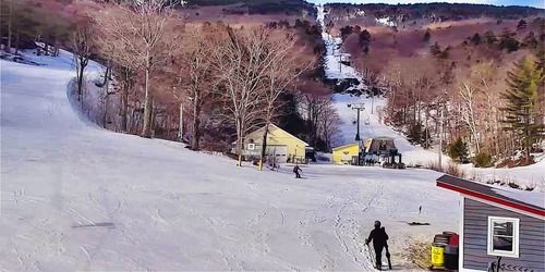 Mad River Glen. Pistes de ski. Caméra PTZ Webcam