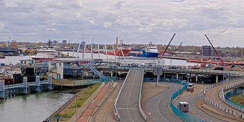 Marinemuseum und TESO-Fährhafen in Den Helder Webcam