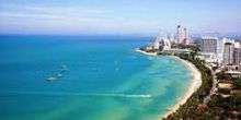 Le spiagge sul lungomare Webcam - Pattaya