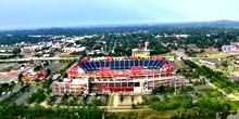 Nissan-Stadion, Panorama von oben Webcam
