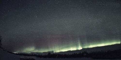Streaming in diretta dell'aurora boreale Webcam