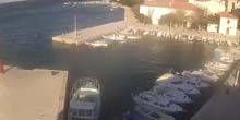 Pag Yachthafen mit Yachten Webcam