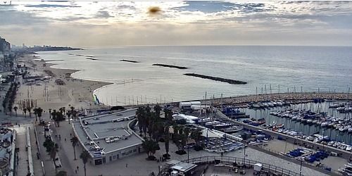 Panorama der Stadt, Küste Webcam