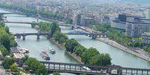 Vue panoramique sur la Seine Webcam